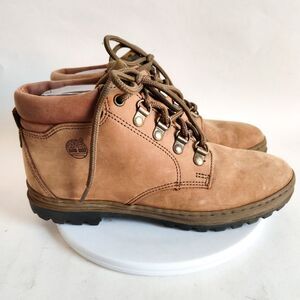 Timberland Womens Hiking Boots Size 7 Nubuck Leather Lace-up Booties 69347 Vtg